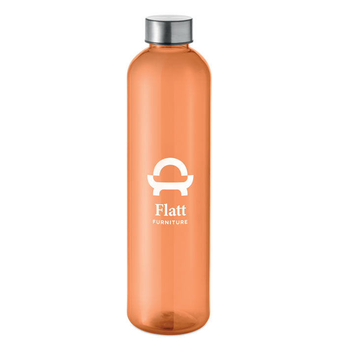 Branded RPET Water Bottle - 1000ml in Orange