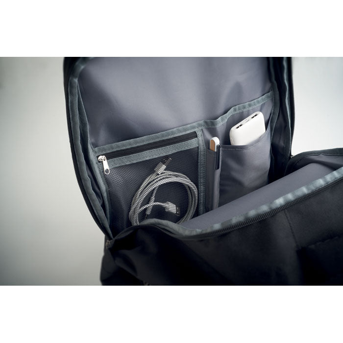Branded Cabin Size Carry on Backpack 30 x 20 x 40cm in use