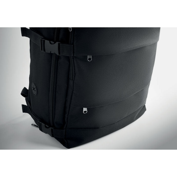 Branded Cabin Size Carry on Backpack 30 x 20 x 40cm in use