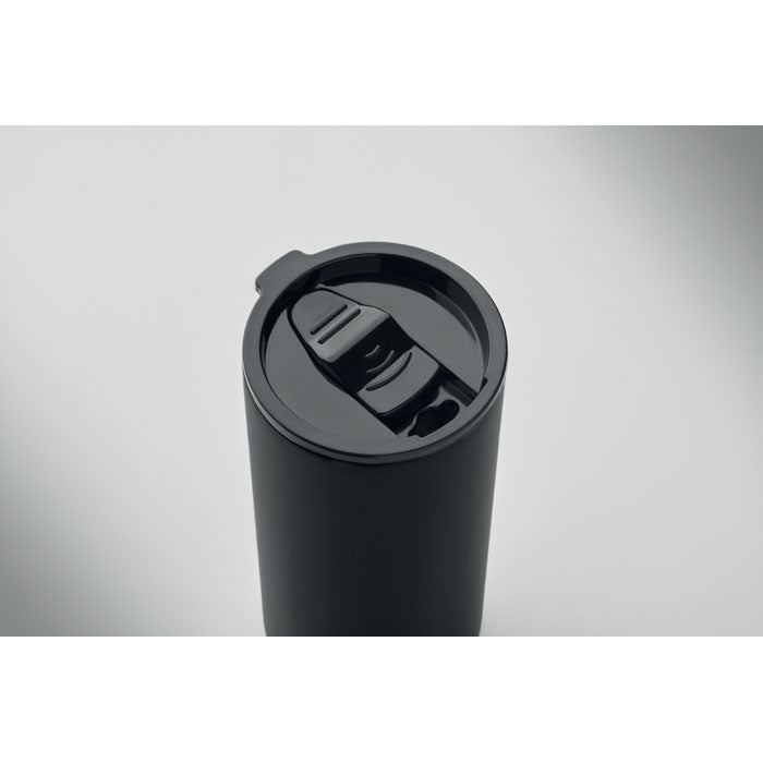 Branded 2-in-1 bottle and tumbler, open