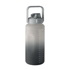 Branded RPET Motivational Bottle - 2L in Black