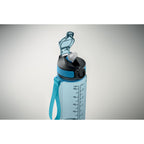 Branded RPET Sports Bottle with Straw - 700ml in use