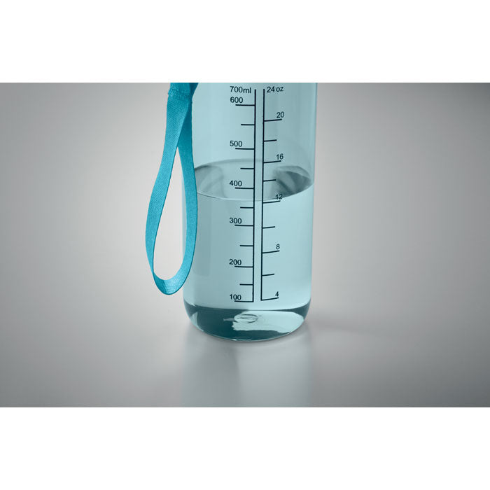 Branded RPET Sports Bottle with Straw - 700ml in use