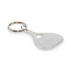 Branded Recycled Aluminium Paddle Key Ring