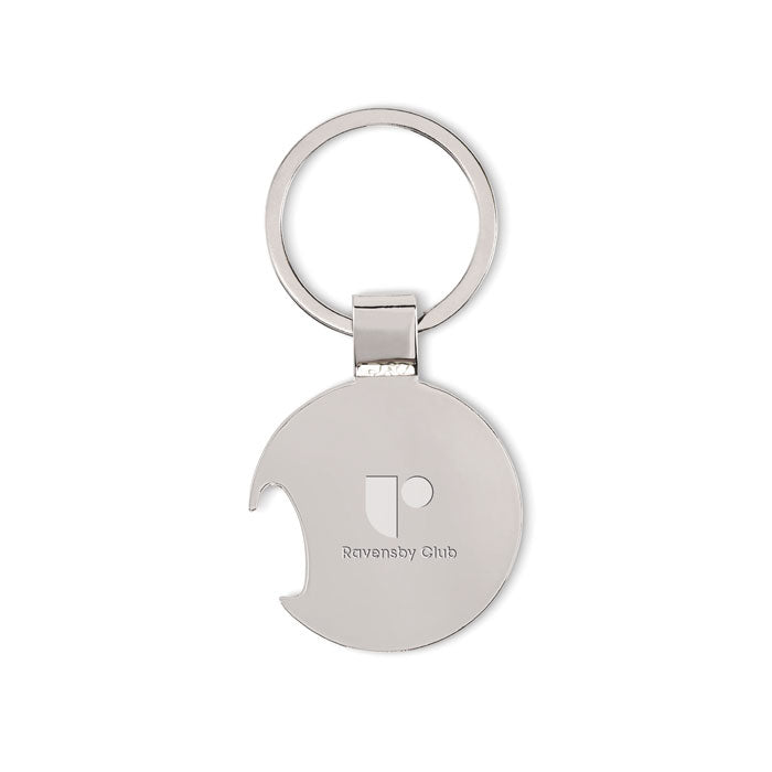 Branded Football Bottle Opener Key Ring