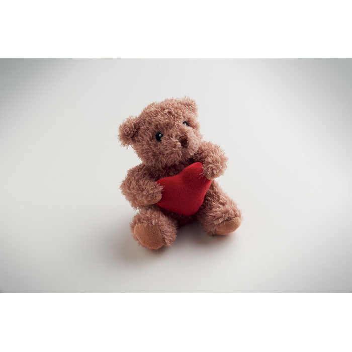 Branded Teddy Bear Plush with Heart without branding
