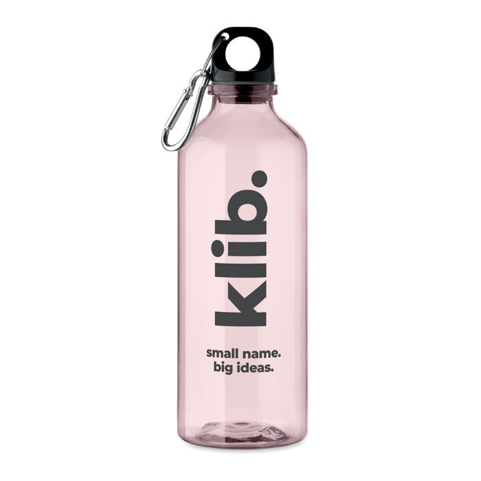 Branded RPET Bottle with Carabiner - 500ml colour option 31