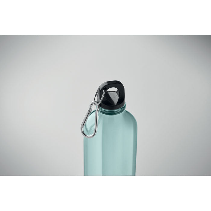 Branded RPET bottle with carabiner, detail