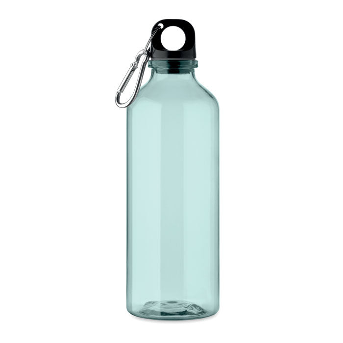 Branded RPET bottle with carabiner, 500ml