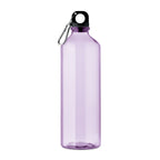 Branded RPET Bottle with Carabiner - 750ml in Purple