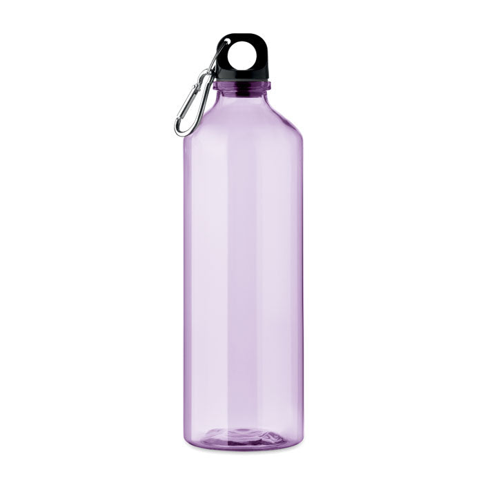 Branded RPET Bottle with Carabiner - 750ml in Purple