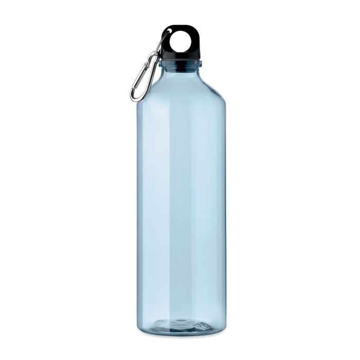 Branded RPET Bottle with Carabiner - 750ml in Blue