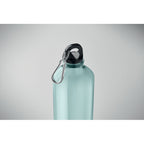 Branded RPET bottle with carabiner, detail