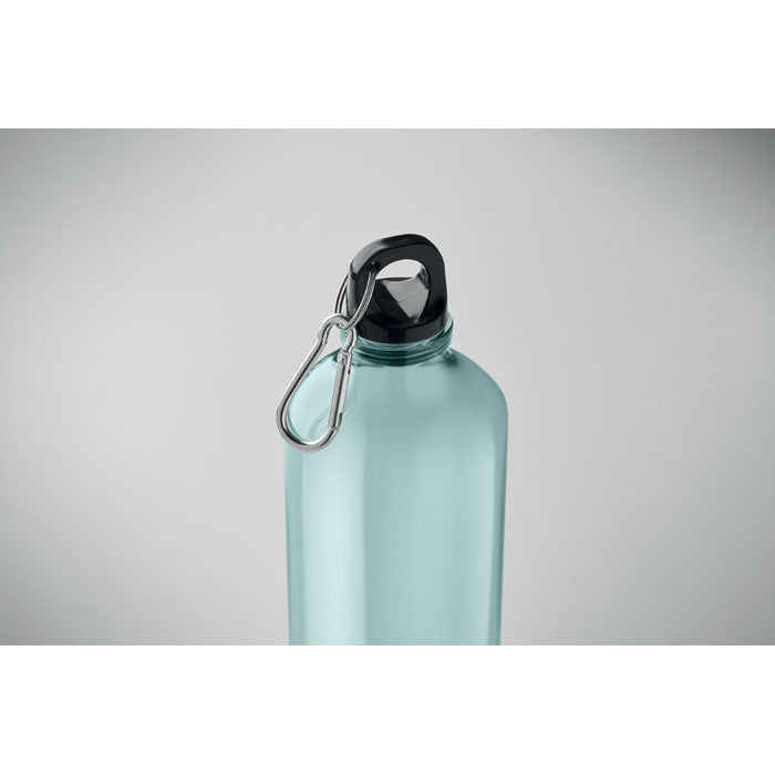 Branded RPET bottle with carabiner, detail