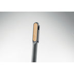 Branded Recycled Aluminium Twist Pen with Bamboo Clip without branding