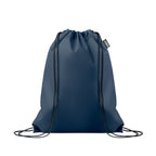 Branded Drawstring Bag RPET Non-woven in Blue