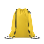 Branded Drawstring Bag RPET Non-woven in Yellow