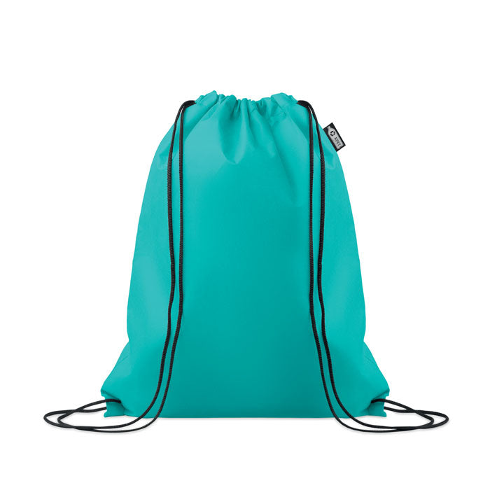 Branded Drawstring Bag RPET Non-woven in Blue
