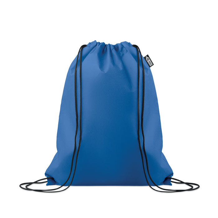 Branded Drawstring Bag RPET Non-woven in Blue