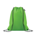 Branded Drawstring Bag RPET Non-woven in Green