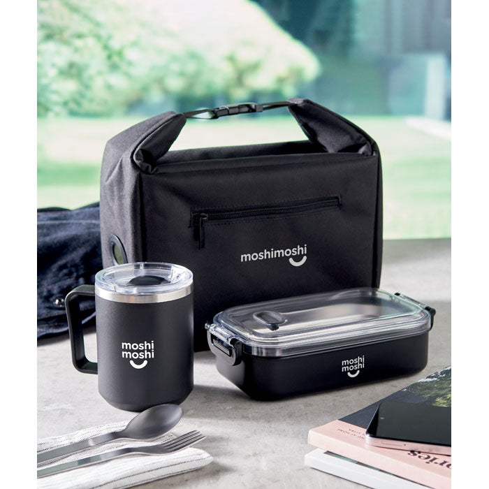 Branded Cooler Lunch Bag in use