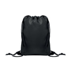 Branded Kids Drawstring Bag 190T RPET in Black