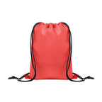 Branded Kids Drawstring Bag 190T RPET in Red