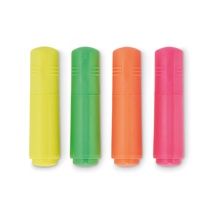 Branded Highlighter Set - 4 Pack without branding