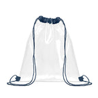 Branded Transparent Drawstring Bag without branding