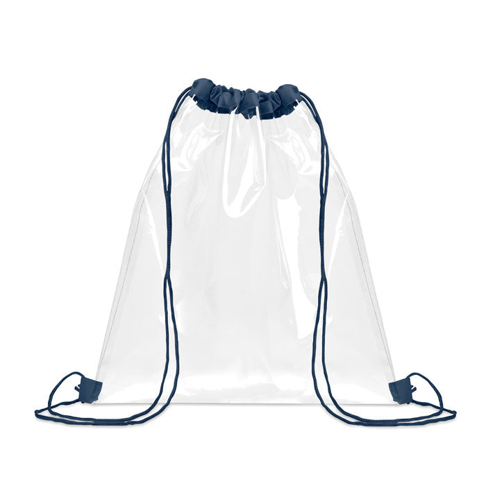 Branded Transparent Drawstring Bag without branding