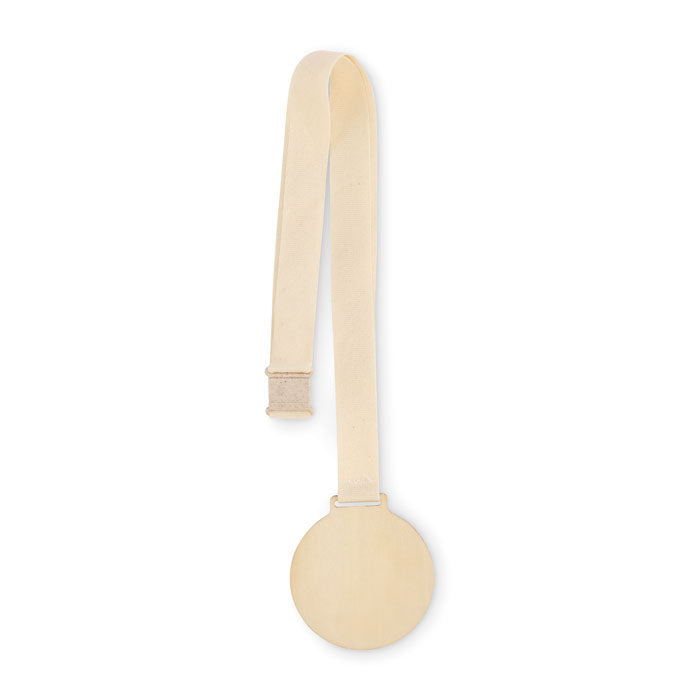 Branded Wooden Medal with Cotton Strap without branding