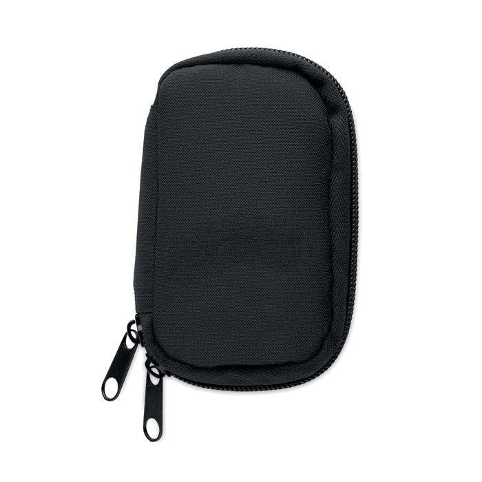 Branded RPET Zippered Key Case without branding