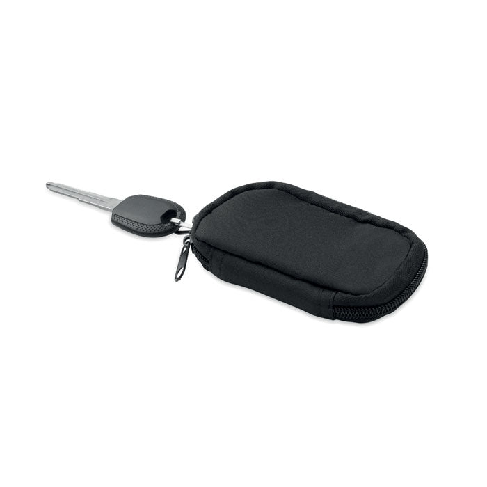 Branded RPET Zippered Key Case without branding