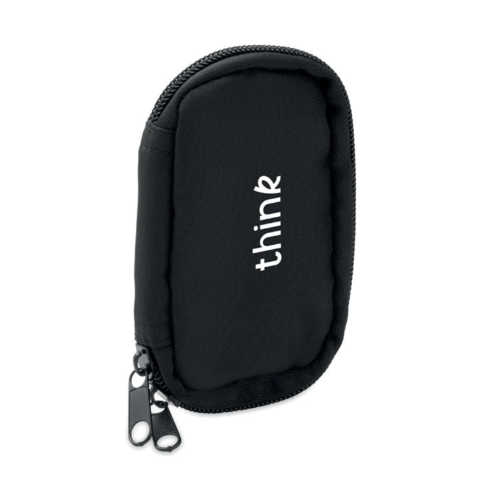 Branded RPET Zippered Key Case
