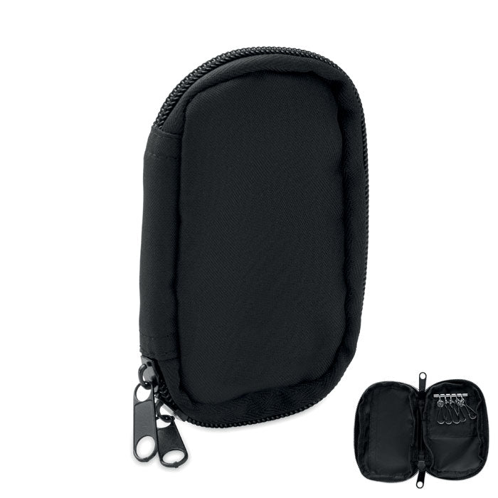 Branded RPET Zippered Key Case