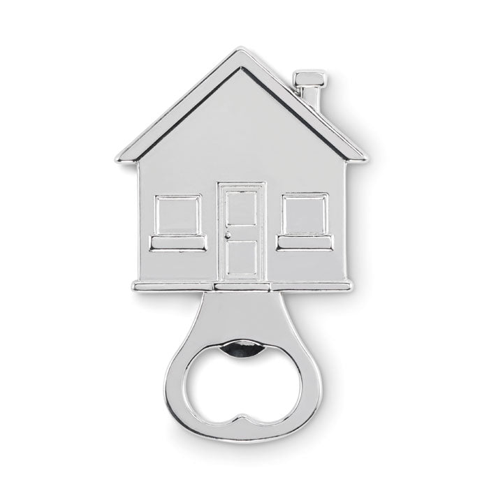 Branded House Shaped Bottle Opener without branding
