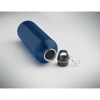 Branded Recycled Steel Bottle with Carabiner - 1000ml in use
