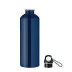 Branded Recycled Steel Bottle with Carabiner - 1000ml without branding