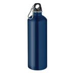 Branded recycled steel bottle with carabiner, 1000ml