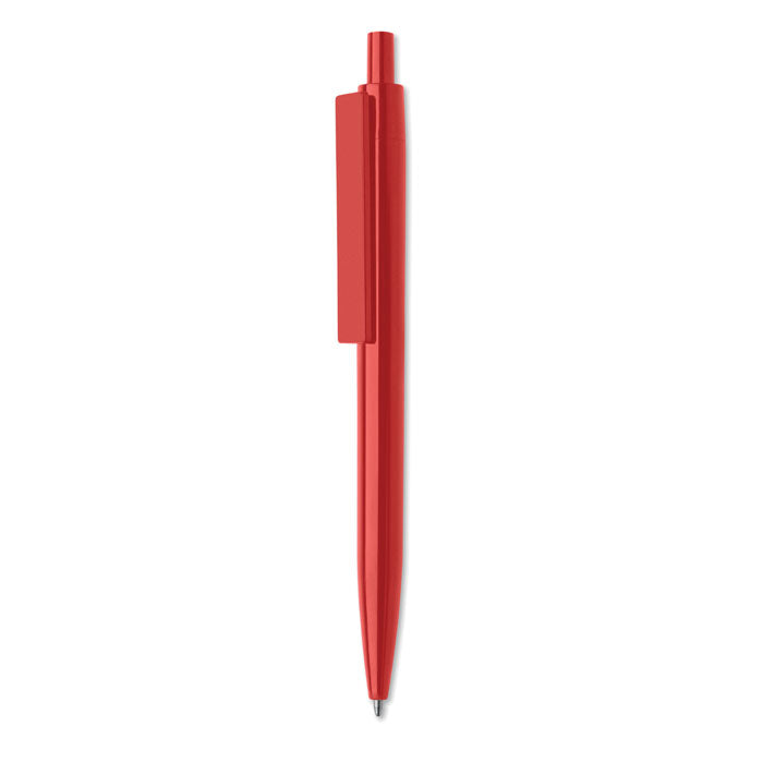 Branded Recycled ABS Ball Pen in Red