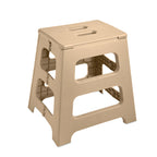 Branded Portable Foldable Stool in Brown