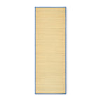 Branded Natural Straw Roll-Up Beach Mat without branding