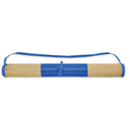 Branded Natural Straw Roll-Up Beach Mat without branding