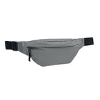 Branded Waist Bag in 600D RPET 24 x 12 x 6cm in Grey