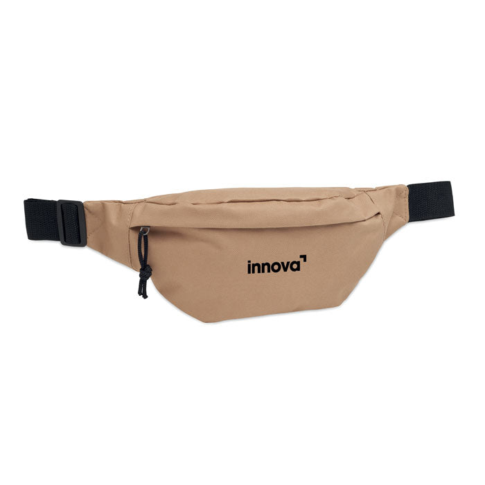 Branded Waist Bag in 600D RPET 24 x 12 x 6cm