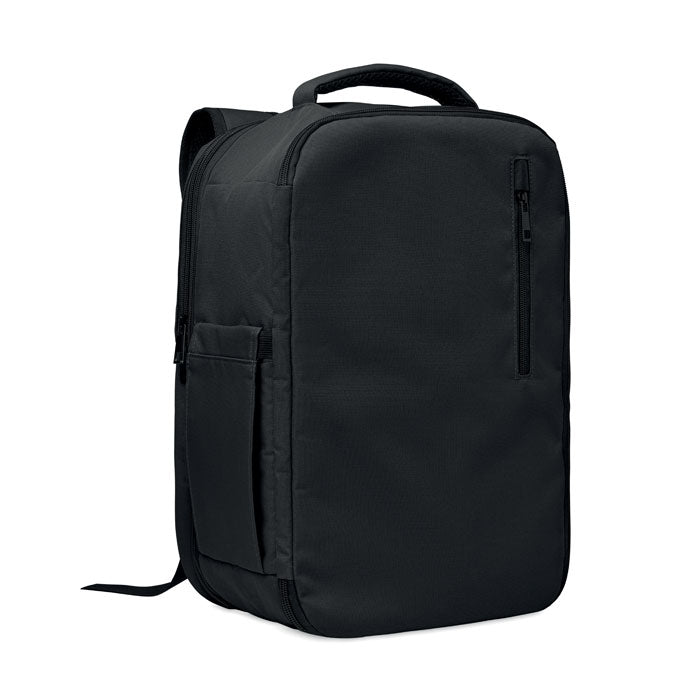 Branded Cabin Size Carry on Backpack 25 x 20 x 40cm in Black