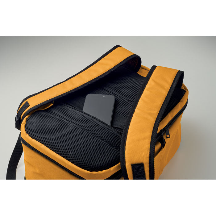 Branded Cabin Size Carry on Backpack 25 x 20 x 40cm in use