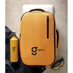 Branded Cabin Size Carry on Backpack 25 x 20 x 40cm in use