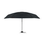 Branded 19 Inch 5 Fold Windproof Umbrella in Black