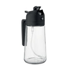 Branded Glass Oil Dispenser and Sprayer 450ml without branding